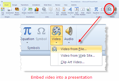 embed youtube in power point for mac